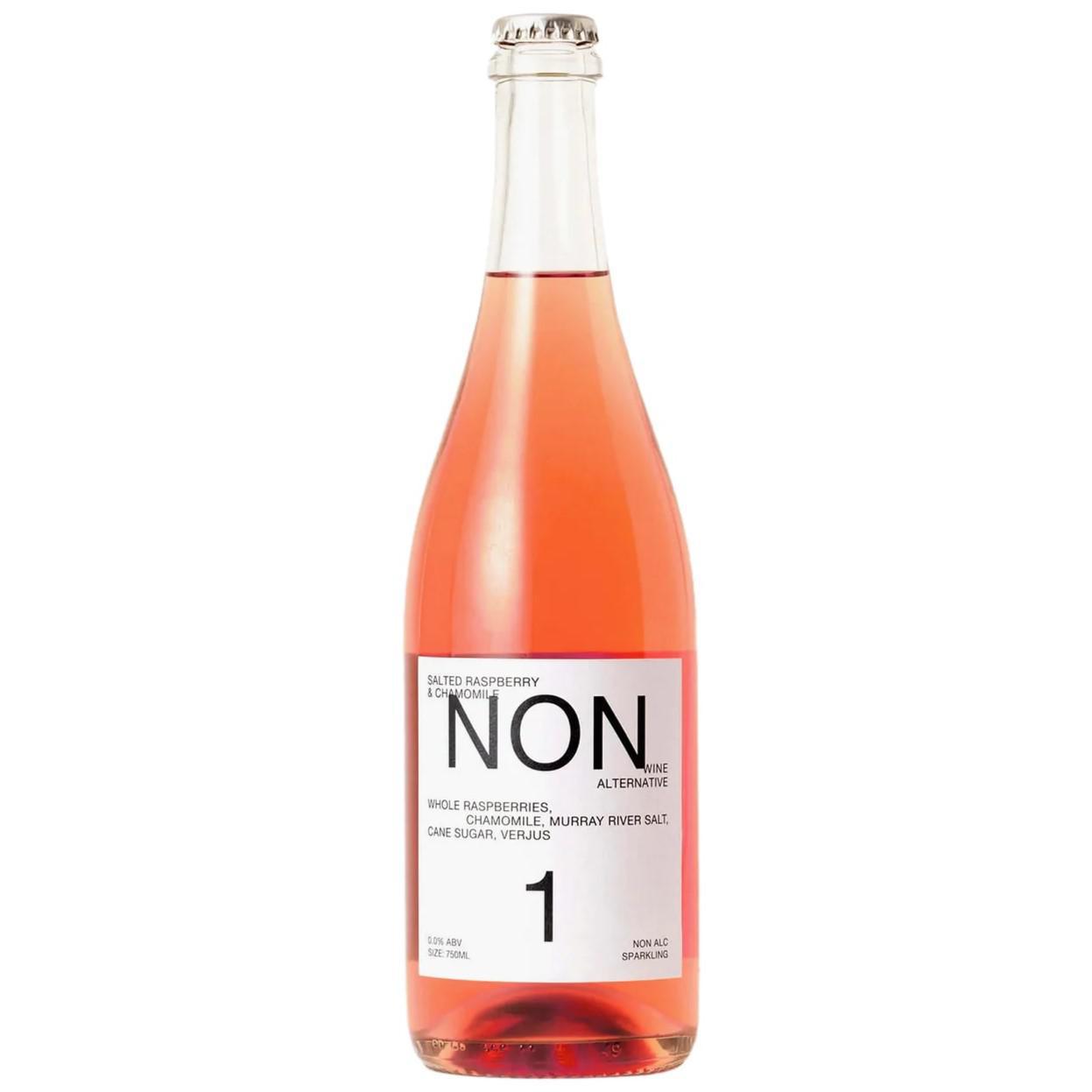 NON - 'NON 1' Salted Raspberry & Chamomile Non-Alcoholic Wine (750ML).