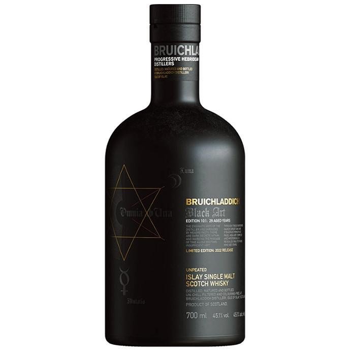 Bruichladdich Distillery - 'Black Art Edition 10.1' 29yr Unpeated Islay Scotch (750ML).
