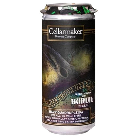 Cellarmaker Brewing Co. - 'Monstrous Oils' Hazy Quadruple IPA (16OZ)