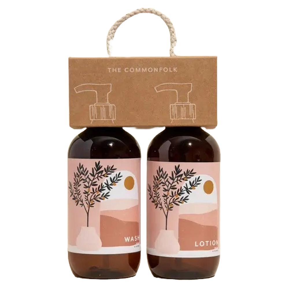 The Commonfolk Collective - 'The Lemon Tree' (Coconut + Lime) Wash & Lotion Kit (2x500ML).