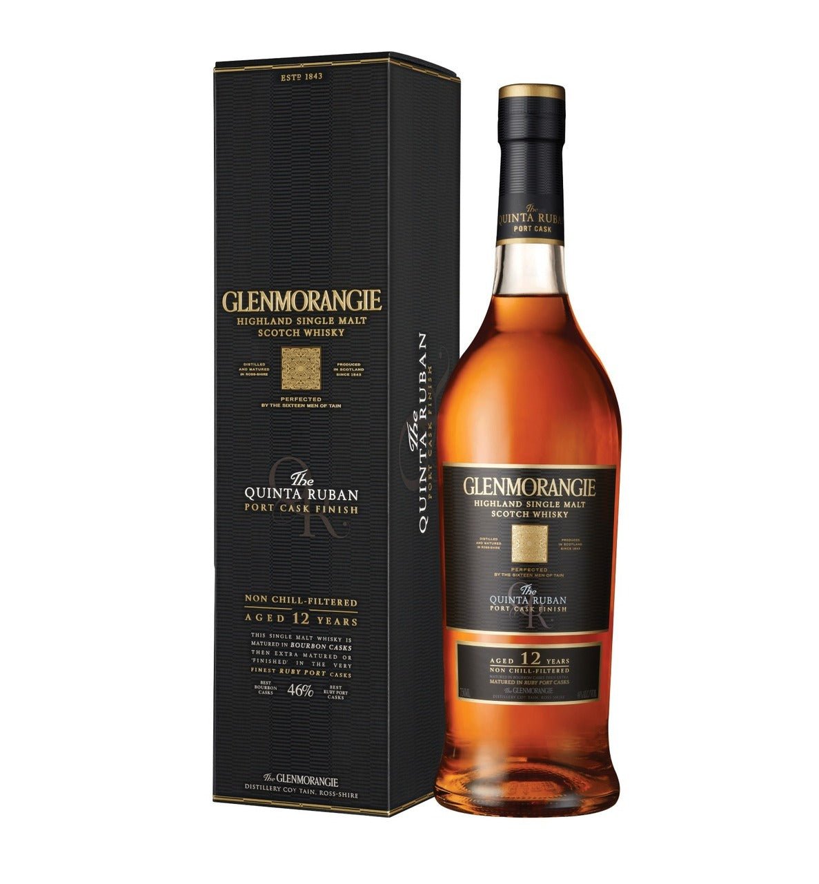 Glenmorangie Distillery - 'The Quinta Ruban' 14yr Highland Scotch Single Malt (750ML).