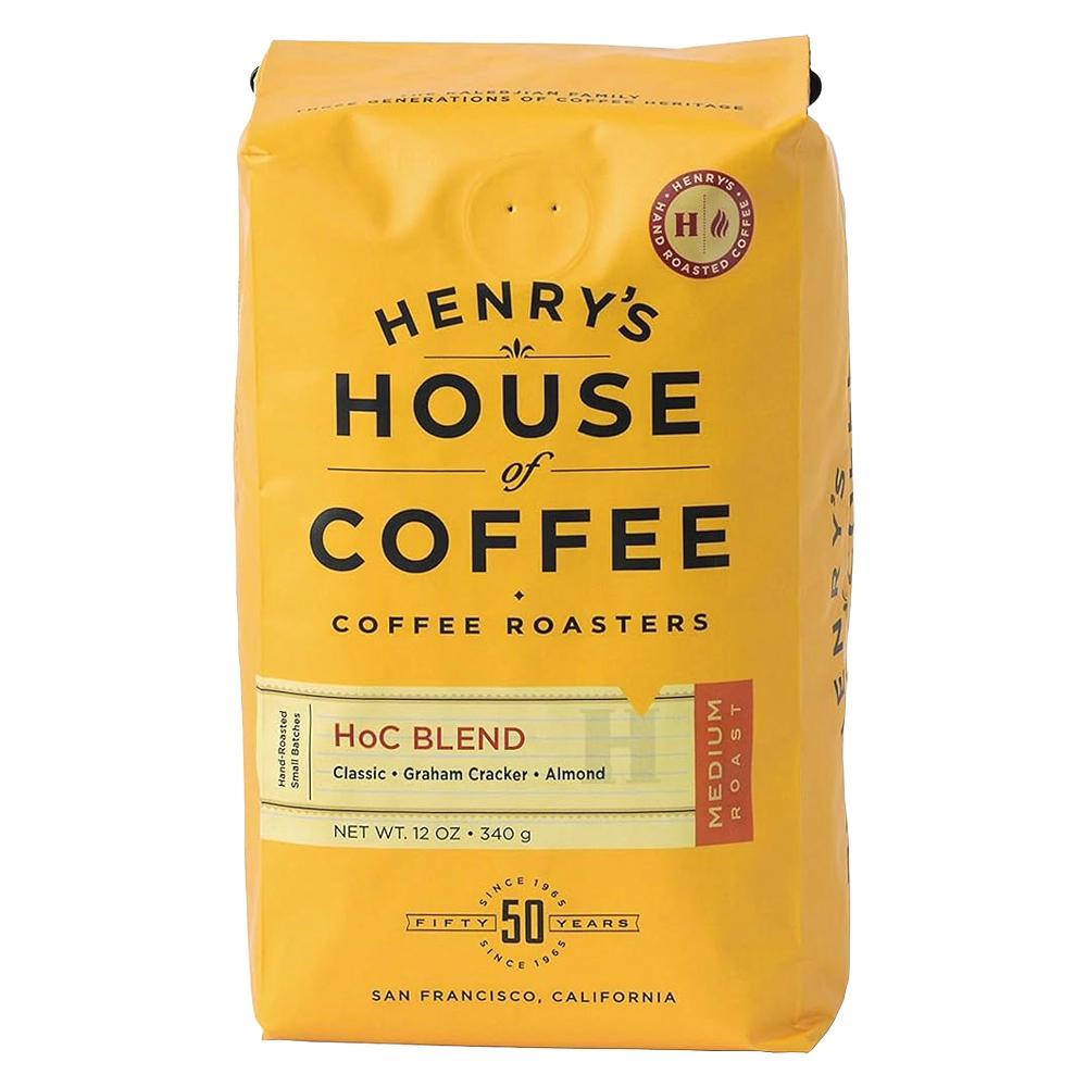 Henryβs House Of Coffee - 'Henry's Blend' Medium Roast Coffee Beans (12OZ)