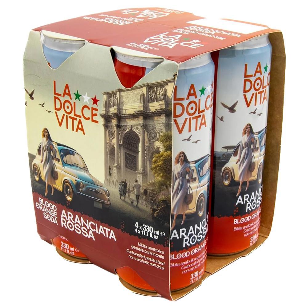 La Dolce Vita - 'Aranciata Rossa' Blood Orange Soda (4PK).