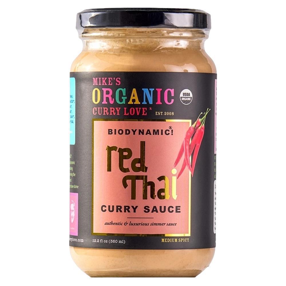 Mike's Organic Curry Love - 'Red Thai' Curry Sauce (360ML).
