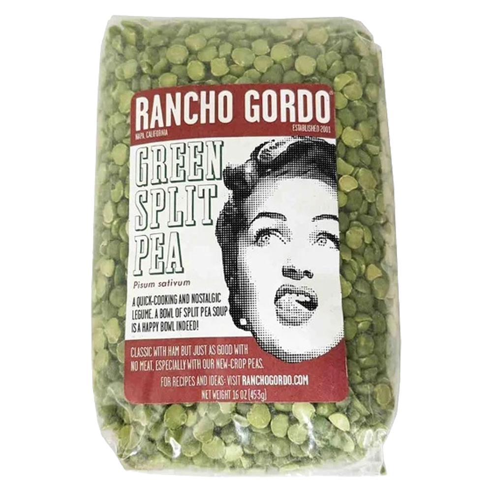 Rancho Gordo - 'Green Split Pea' Heirloom Beans (16OZ).