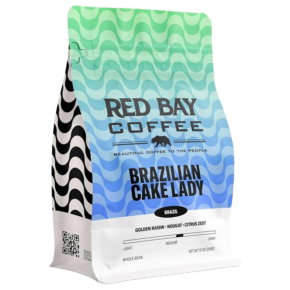 Red Bay Coffee - 'Brazilian Cake Lady' Coffee Beans (12OZ).