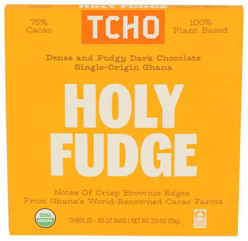 TCHO Chocolate - 'Holy Fudge' Chocolate Bar (2.5OZ).