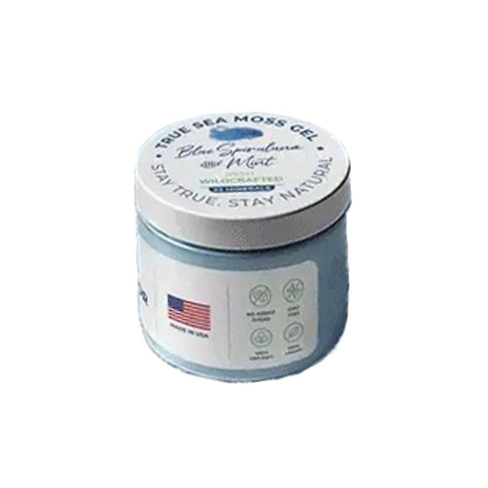 True Sea Moss - 'Blue Spirulina & Mint' Sea Moss Gel Sample Jar (1OZ).