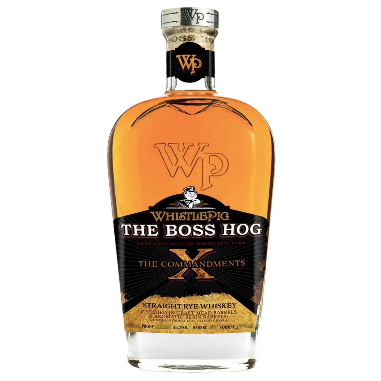 WhistlePig - 'Boss Hog X: The Commandments' Rye Whiskey (750ML).