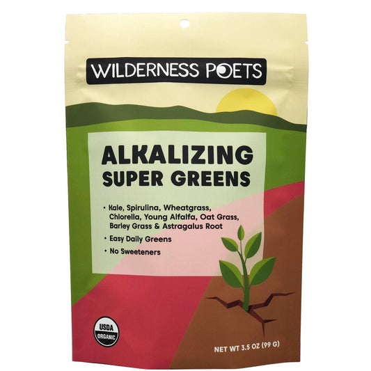 Wilderness Poets - Organic Alkalizing Super Greens (3.5OZ).