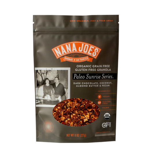 Nana Joes - 'Paleo Sunrise Series' Organic Granola Blend w/ Hu Chocolate (8OZ).