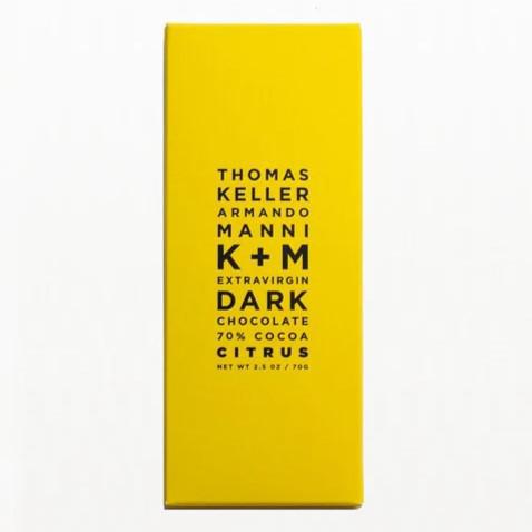 Thomas Keller K+M - 'Citrus' Dark Chocolate (70% | 70G).
