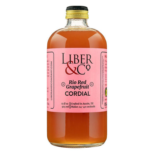 Liber & Co - Rio Red Grapefruit Cordial (375ML).