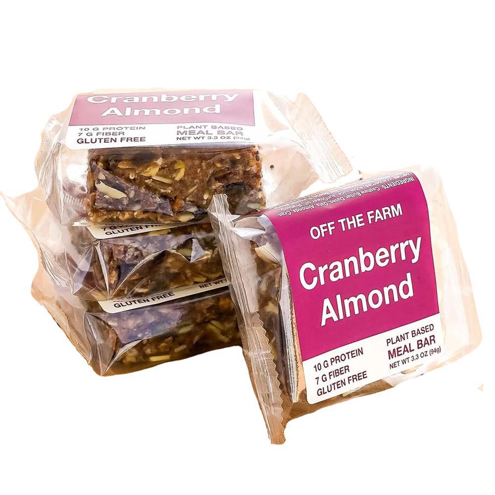 Off The Farm - Cranberry Almond Plant-Based Meal Bar (3.3OZ).