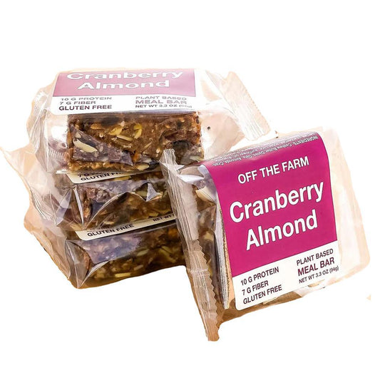Off The Farm - Cranberry Almond Plant-Based Meal Bar (3.3OZ).