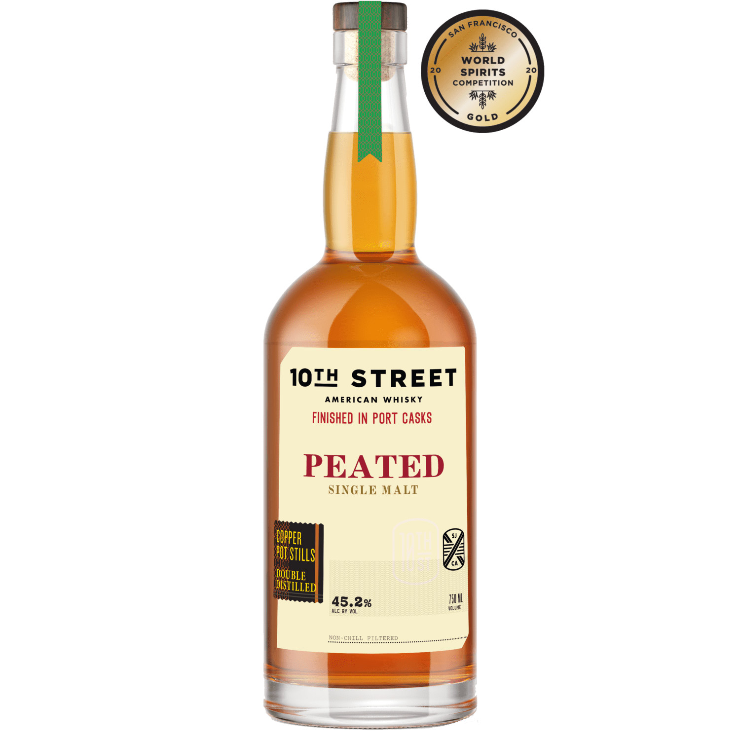 10th Street Distillery - 'Holiday Edition' Port Cask Finish Peated American Single Malt (750ML).