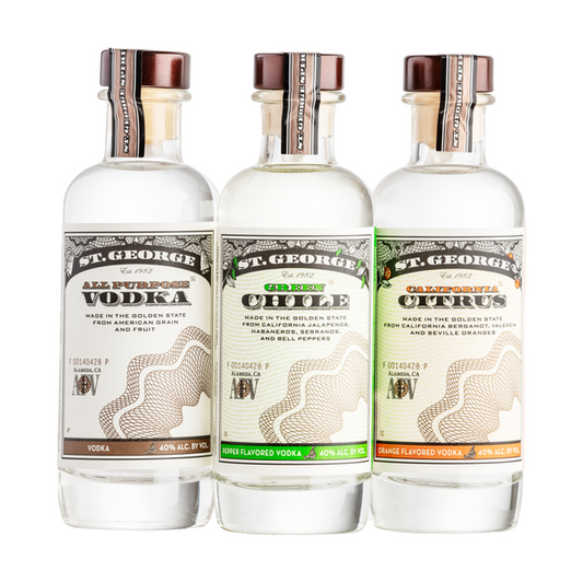 St. George Artisan Distillers - Vodka Gift Set (3x200ML).