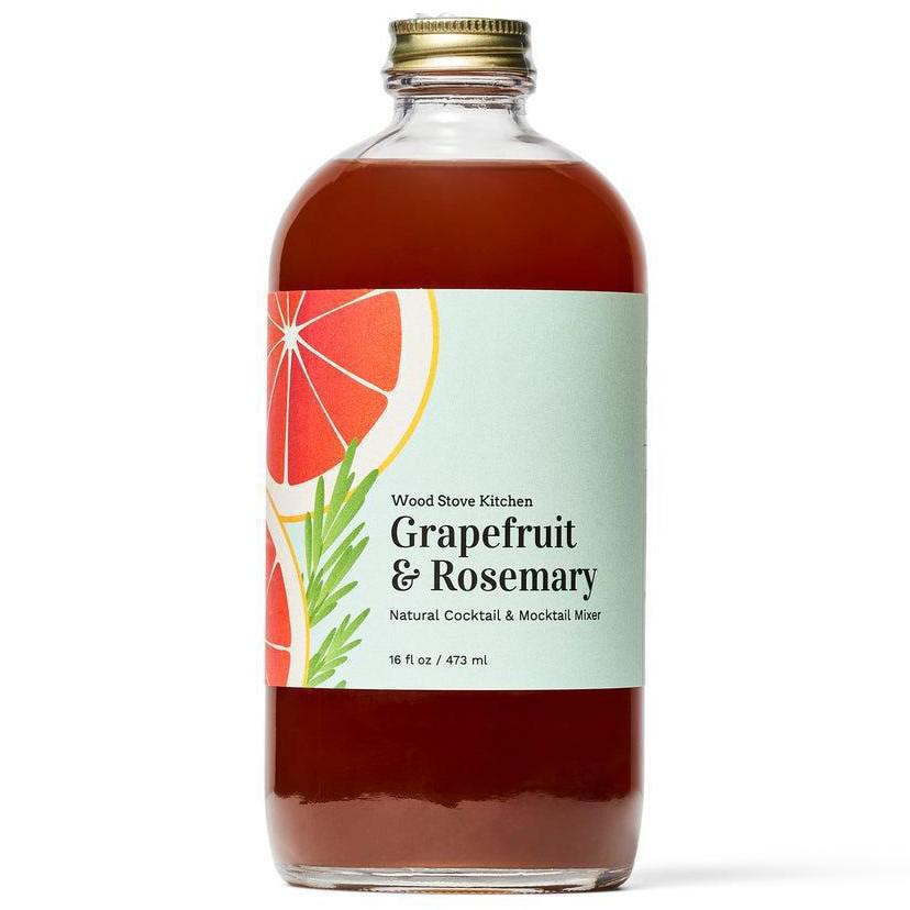 Wood Stove Kitchen - 'Grapefruit & Rosemary' Cocktail Mixer (16OZ).