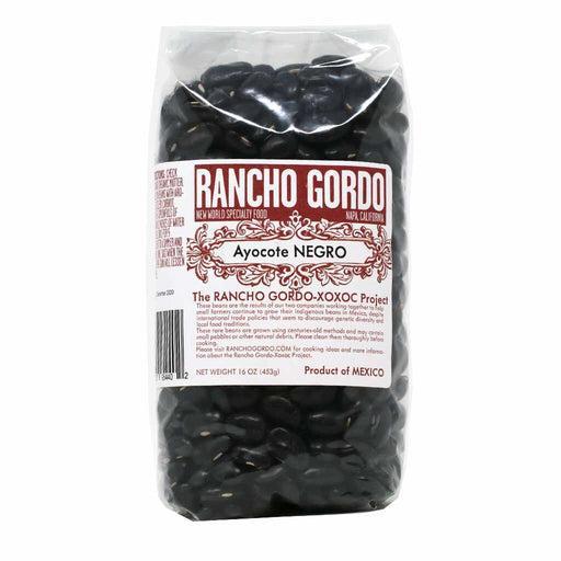 Rancho Gordo - 'Ayocote Negro' Heirloom Beans (16OZ).