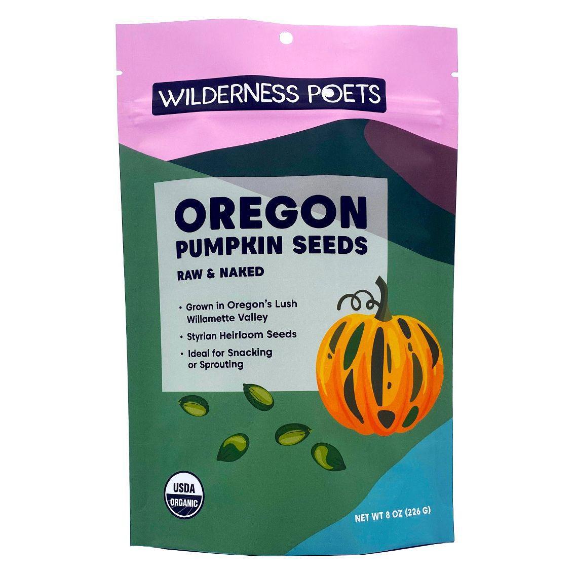 Wilderness Poets - Organic Oregon Pumpkin Seeds (8OZ).