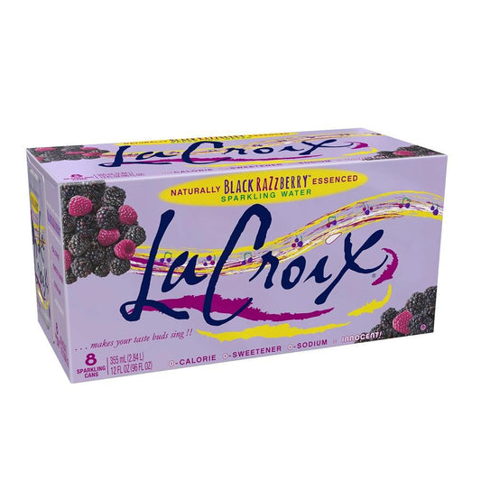 La Croix - 'Black Razzberry' Sparkling Water (8PK).