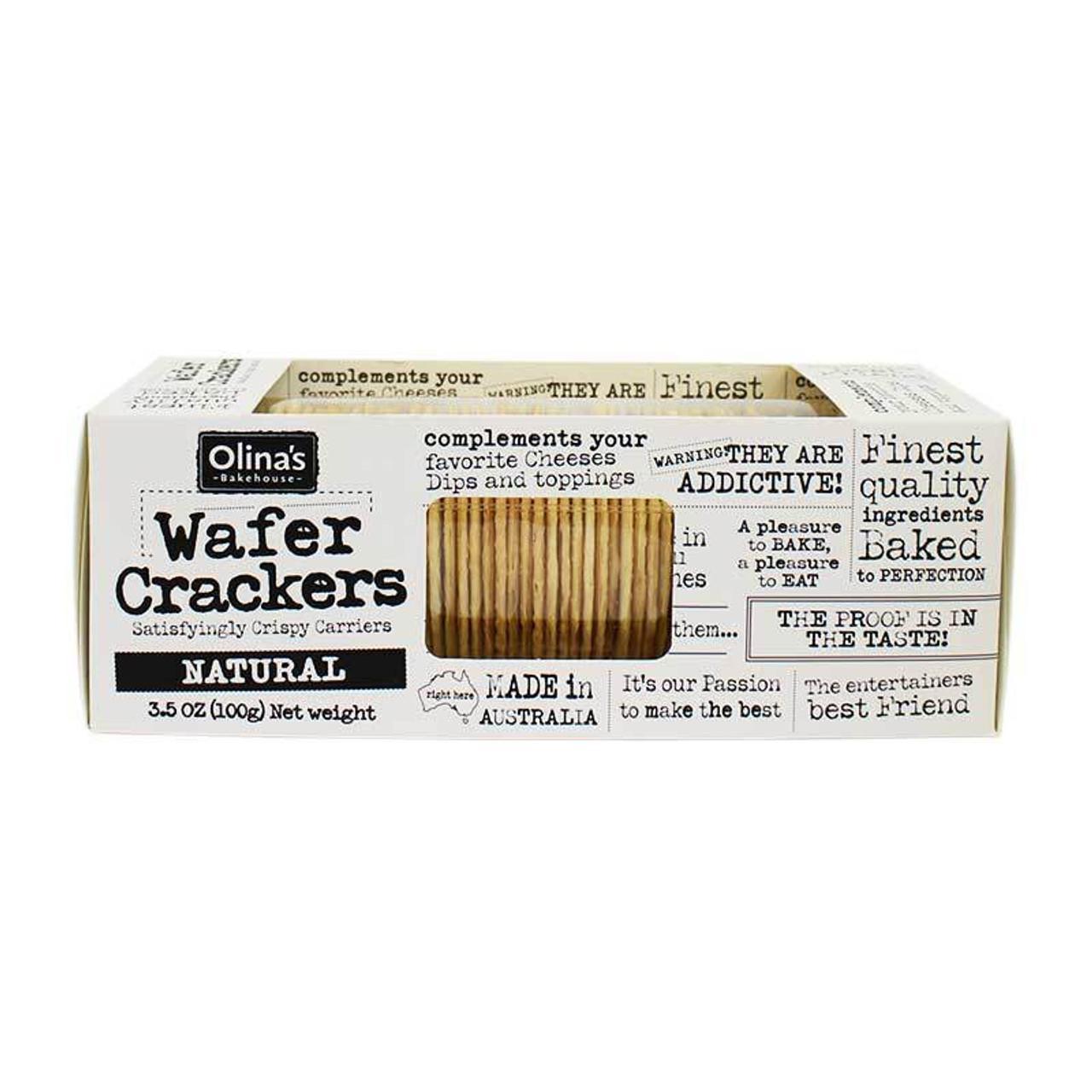 Olina's Bakehouse - 'Natural' Wafer Crackers (100G).