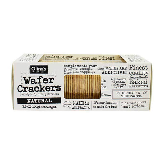 Olina's Bakehouse - 'Natural' Wafer Crackers (100G).