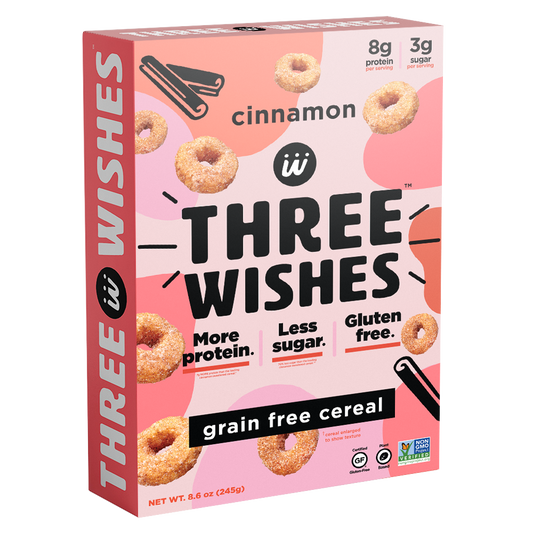 Three Wishes - 'Cinnamon' Grain Free Cereal (8.4OZ).