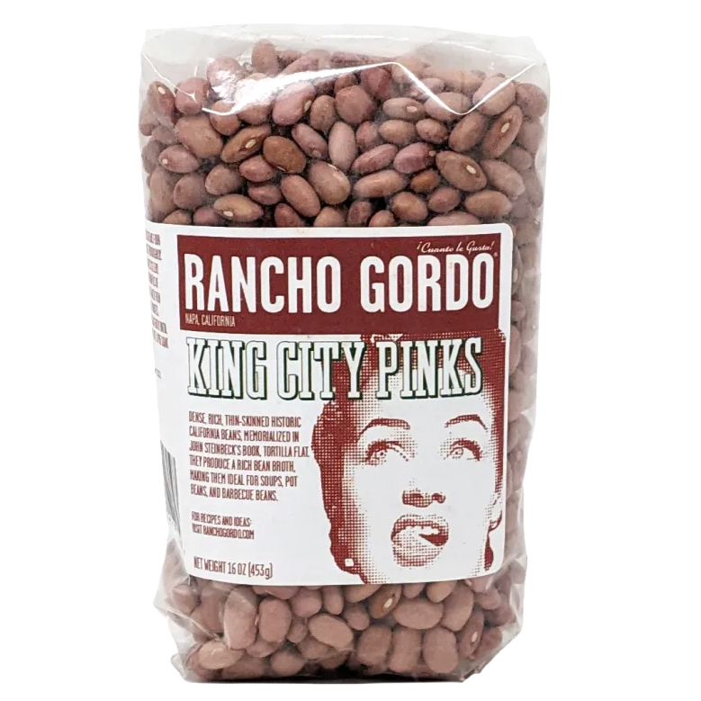 Rancho Gordo - 'King City Pinks' Heirloom Beans (16OZ).