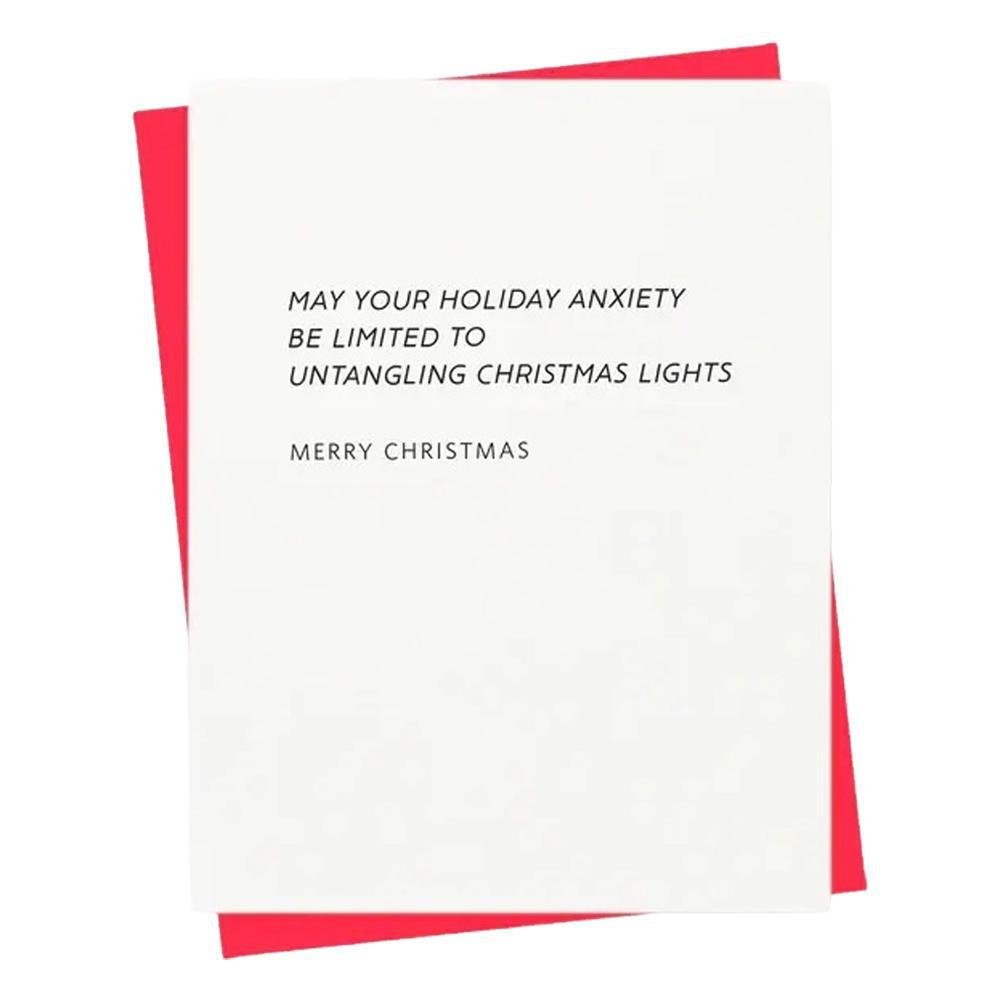 417 Press - 'Merry Christmas: May Your Holiday Anxiety' Greeting Card (1CT).