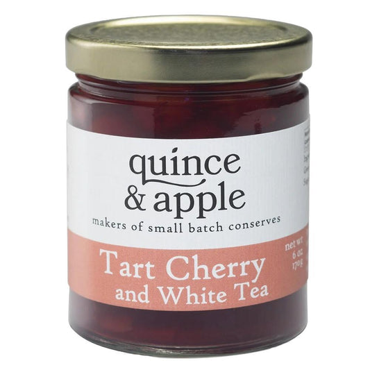Quince & Apple - 'Tart Cherry and White Tea' Conserve (6OZ).