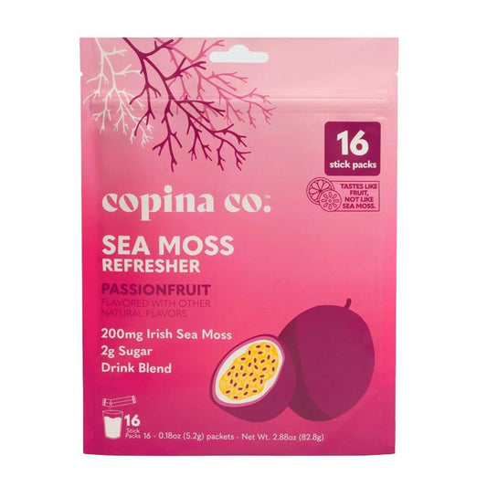 Copina Co. - 'Passionfruit' Sea Moss Refresher (16CT).