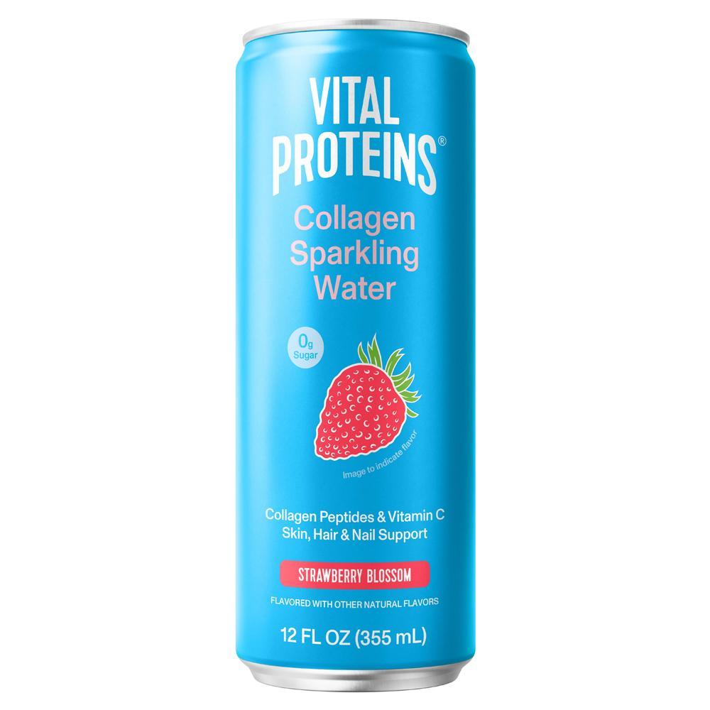 Vital Proteins - 'Strawberry Blossom' Collagen Peptides Sparkling Water (12OZ)