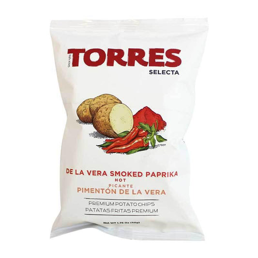 Torres Selecta - 'Smoked Hot Paprika' Premium Potato Chips (50G).