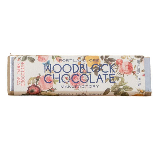 Woodblock Chocolate -  'House Blend' Dark Chocolate (70% | 25G).