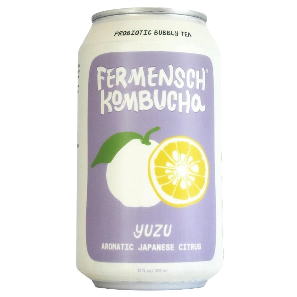 Fermensch Kombucha - 'Yuzu' Japanese Citrus Kombucha (12OZ).