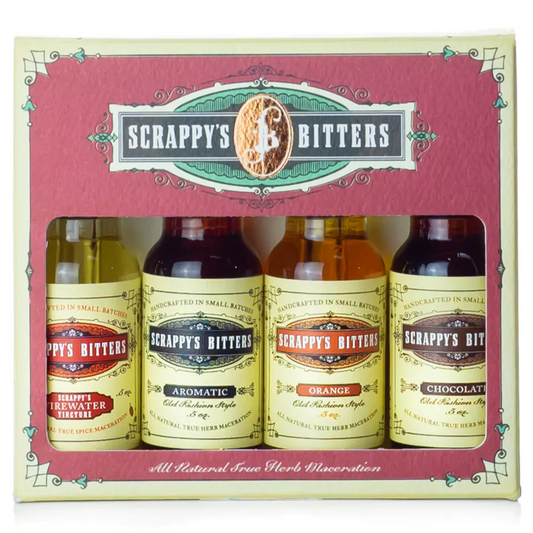 Scrappy's Bitters - 'The Essentials' Bitters Set (4x0.5OZ).