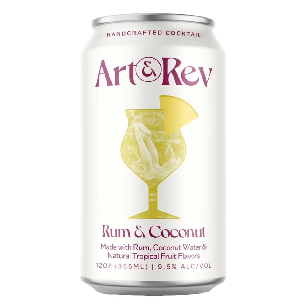 Art & Rev Distillery - Rum & Coconut Water (12OZ).