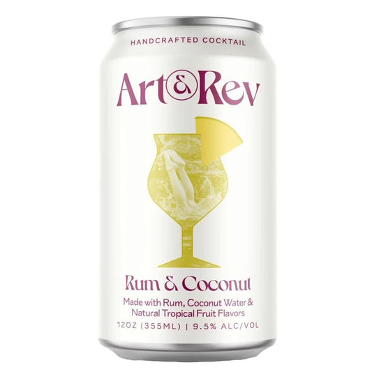 Art & Rev Distillery - Rum & Coconut Water (12OZ).