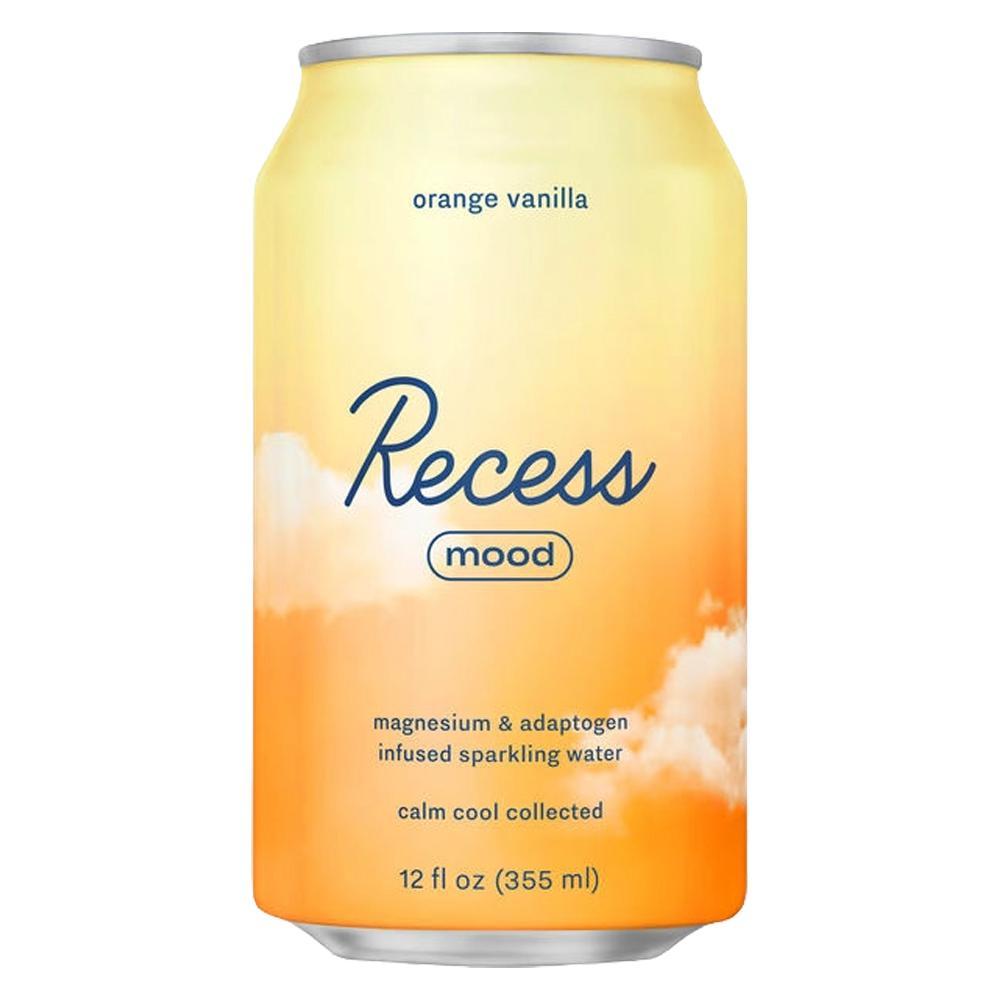 Recess - 'Orange Vanilla' Mood Magnesium & Adaptogen Infused Sparkling Water (12OZ)