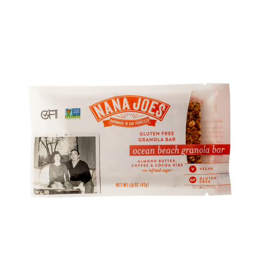 Nana Joes - 'Ocean Beach' Granola Bar w/ Almond Butter, Coffee & Cocoa Nibs (1.5OZ).