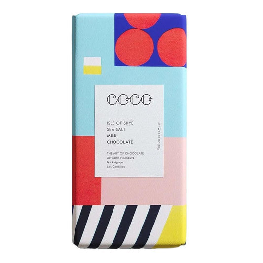 COCO Chocolatier - 'Isle of Skye Sea Salt' Milk Chocolate (80G | 40%).