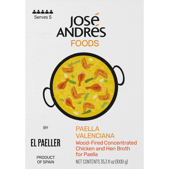 Jose Andres - Concentrated Chicken & Hen Broth for Paella (1L)
