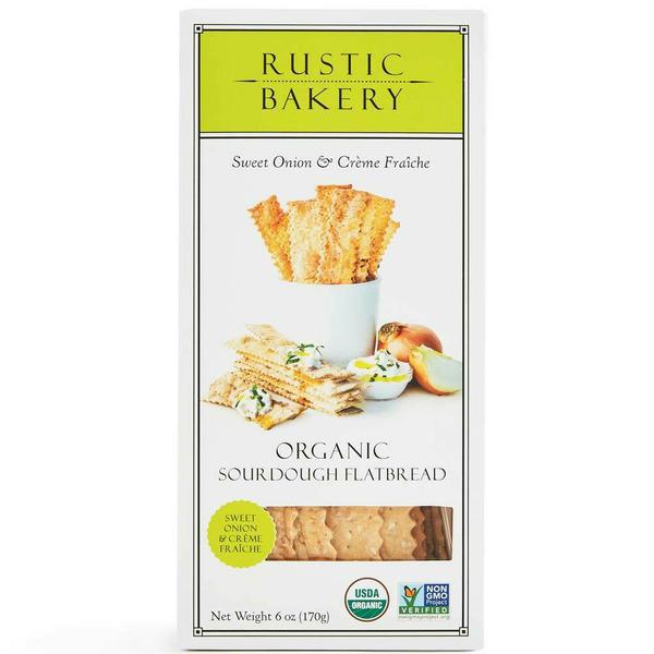 Rustic Bakery - 'Sweet Onion & Creme Fraiche' Sourdough Flatbread (6OZ).