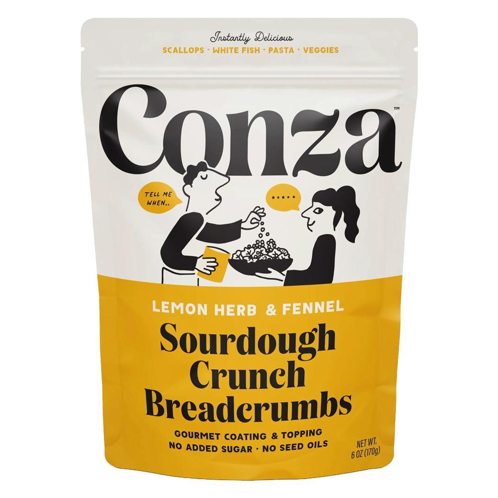 Conza - 'Lemon Herb & Fennel' Sourdough Crunch (6OZ)