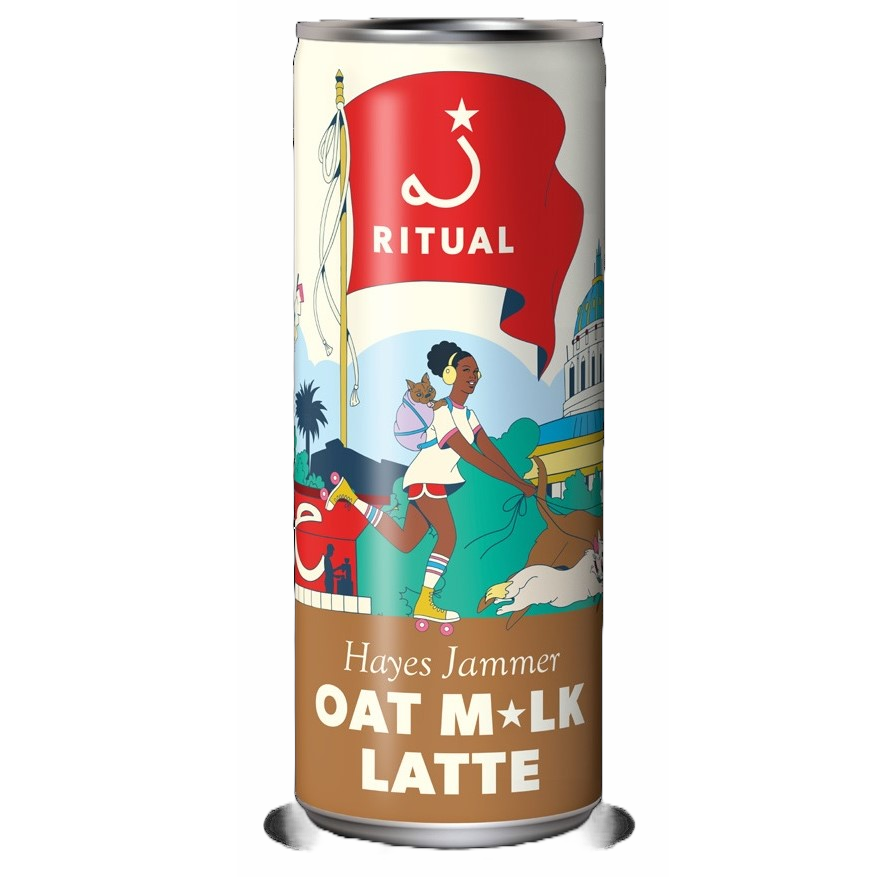 Ritual Coffee Roasters - 'Hayes Jammer' Oat Malk Latte (9.5OZ).