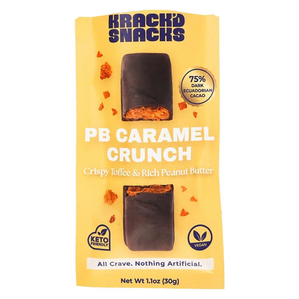 Krack'd Snacks - 'Peanut Butter Caramel Crunch' Snack Bar (1.1OZ)