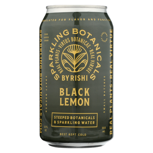 Rishi - 'Black Lemon' Sparkling Botanical Tea (12OZ).
