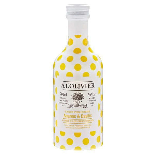 A L'Olivier - 'Pineapple & Basil' French Vinaigrette (200ML).