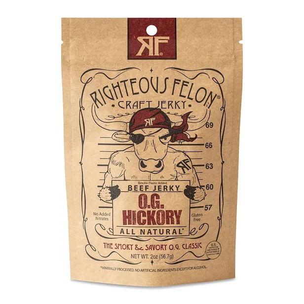 Righteous Felon - 'O.G. Hickory' Beef Jerky (2OZ).